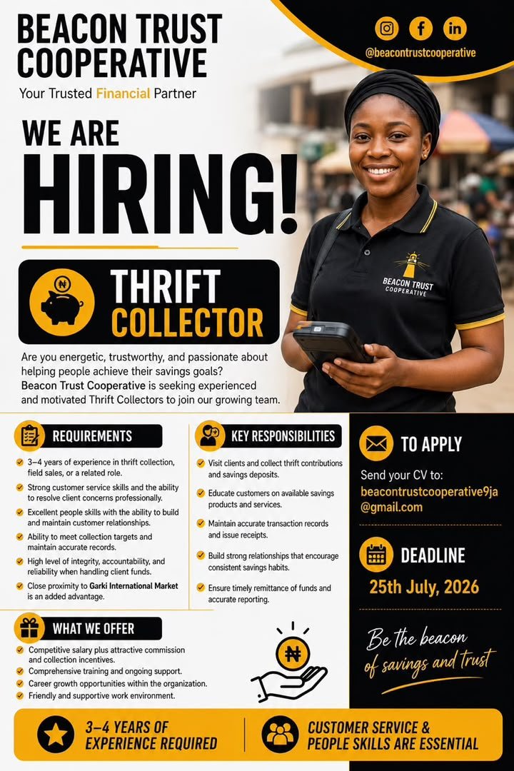 Job Flyer - Thrift Collector